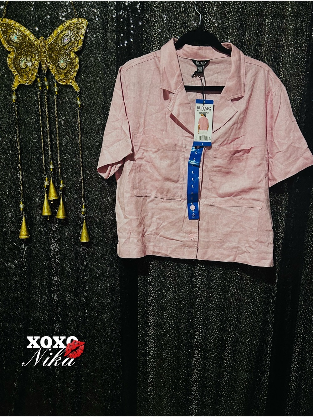 Buffalo David Bitton Pink Button down shirt - Size L